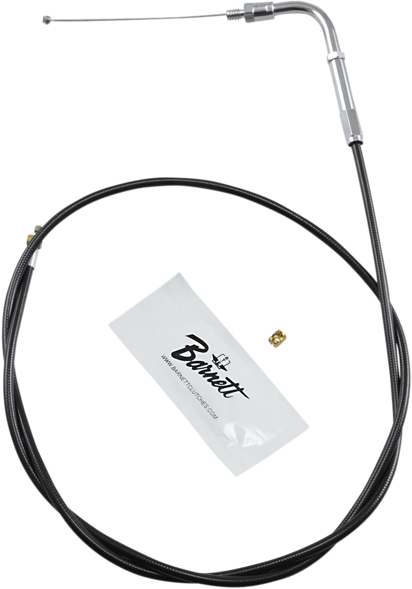 BARNETT DS-223867 Black Vinyl Throttle Cable - +6" Size - 39-1/2" Length