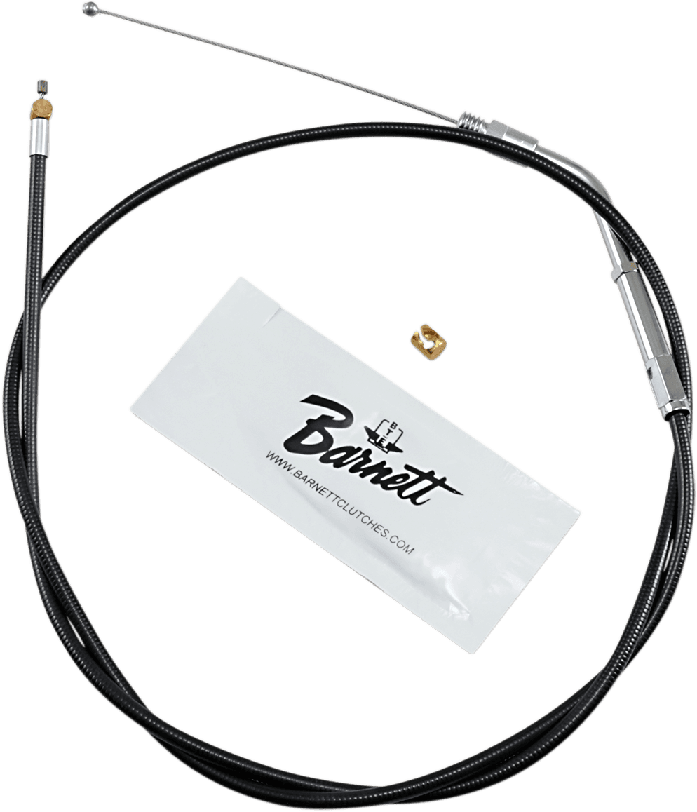 BARNETT DS-223873 Black Vinyl Throttle Cable - +6" Size - 38" Length