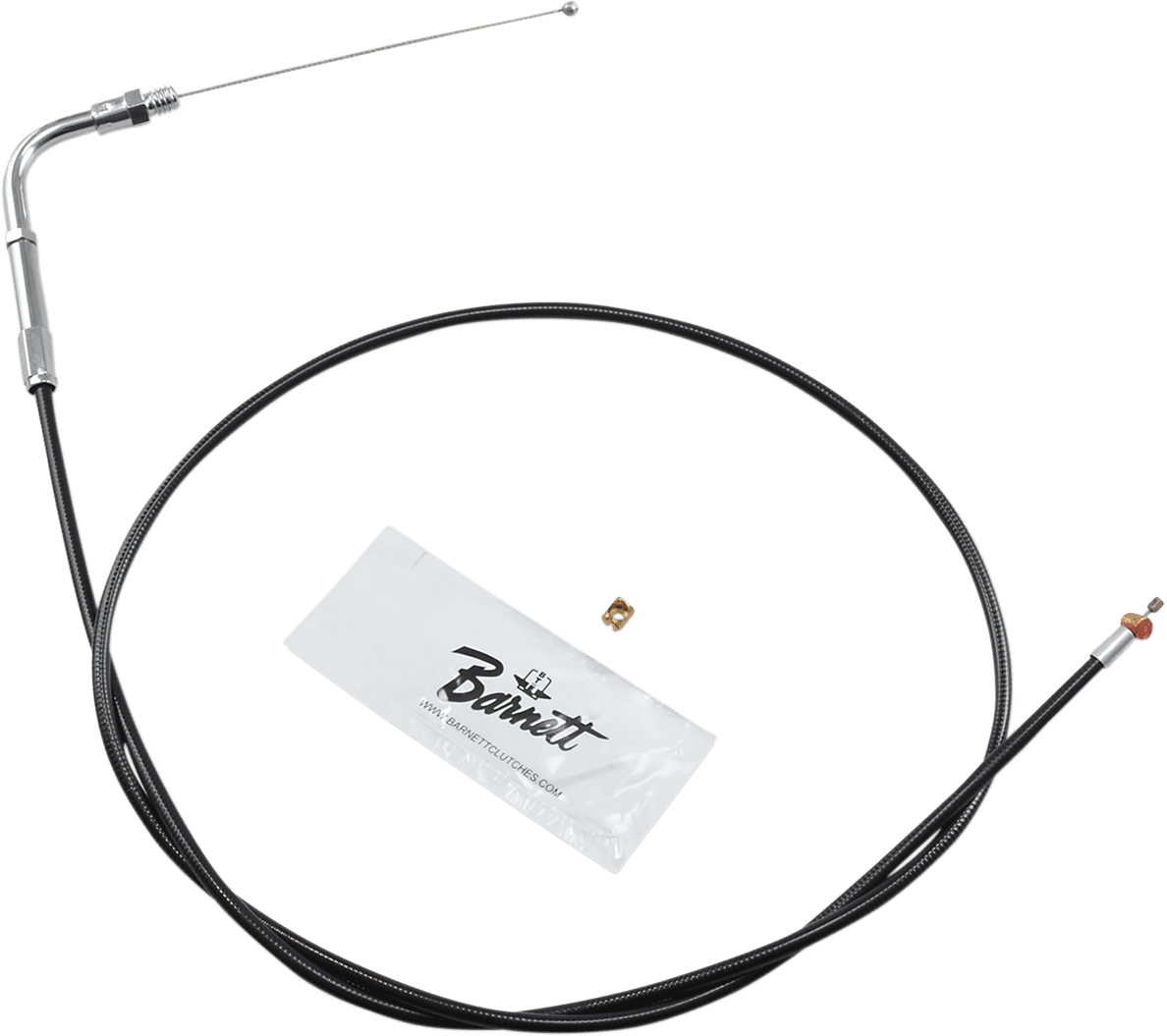 BARNETT DS-223898 Black Vinyl Throttle Cable - +6" Size - 41" Length