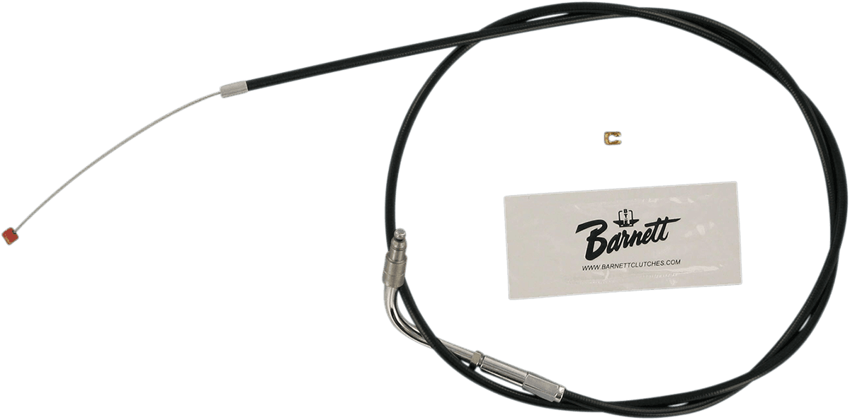 BARNETT DS-223900 Black Vinyl Throttle Cable - +6" Size - 41" Length
