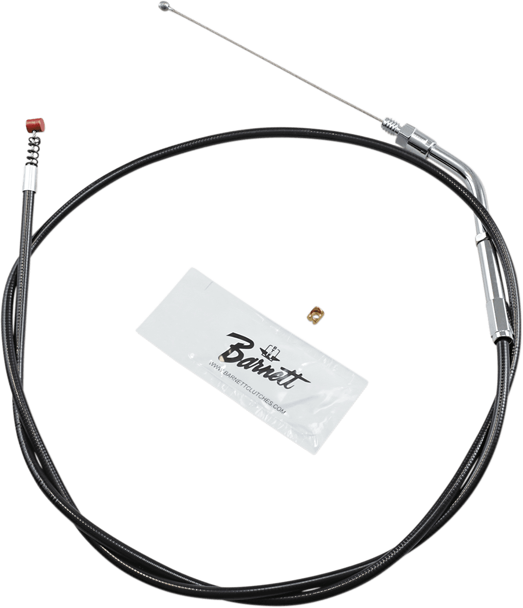BARNETT DS-223906 Black Vinyl Idle Cable - +6" Size - 38" Length
