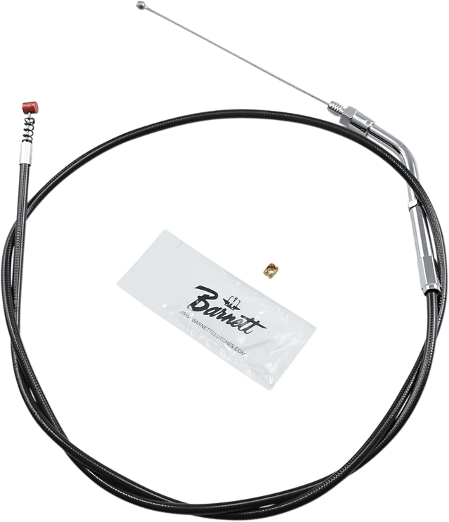 BARNETT DS-223906 Black Vinyl Idle Cable - +6" Size - 38" Length