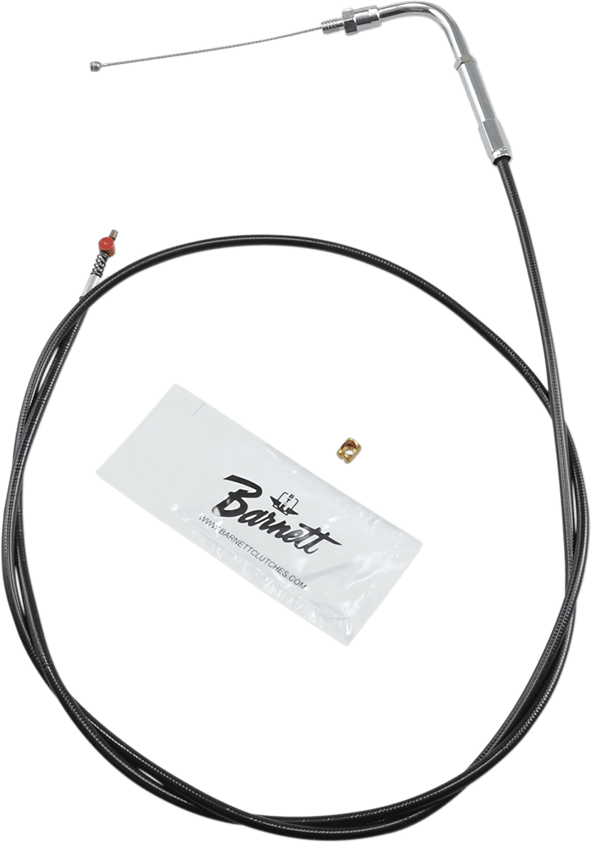 BARNETT DS-223910 Black Vinyl Idle Cable - +6" Size - 48" Length