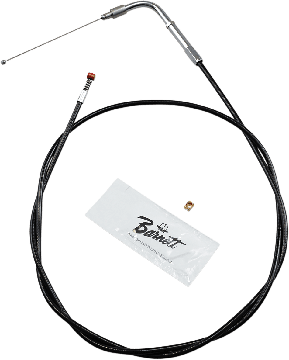BARNETT DS-223912 Black Vinyl Idle Cable - +6" Size - 48" Length
