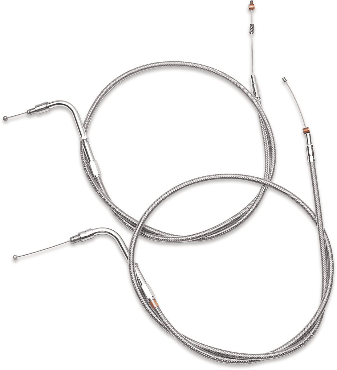 BARNETT DS-223958 Stainless Steel Idle Cable - +6" - '96-'01 Touring