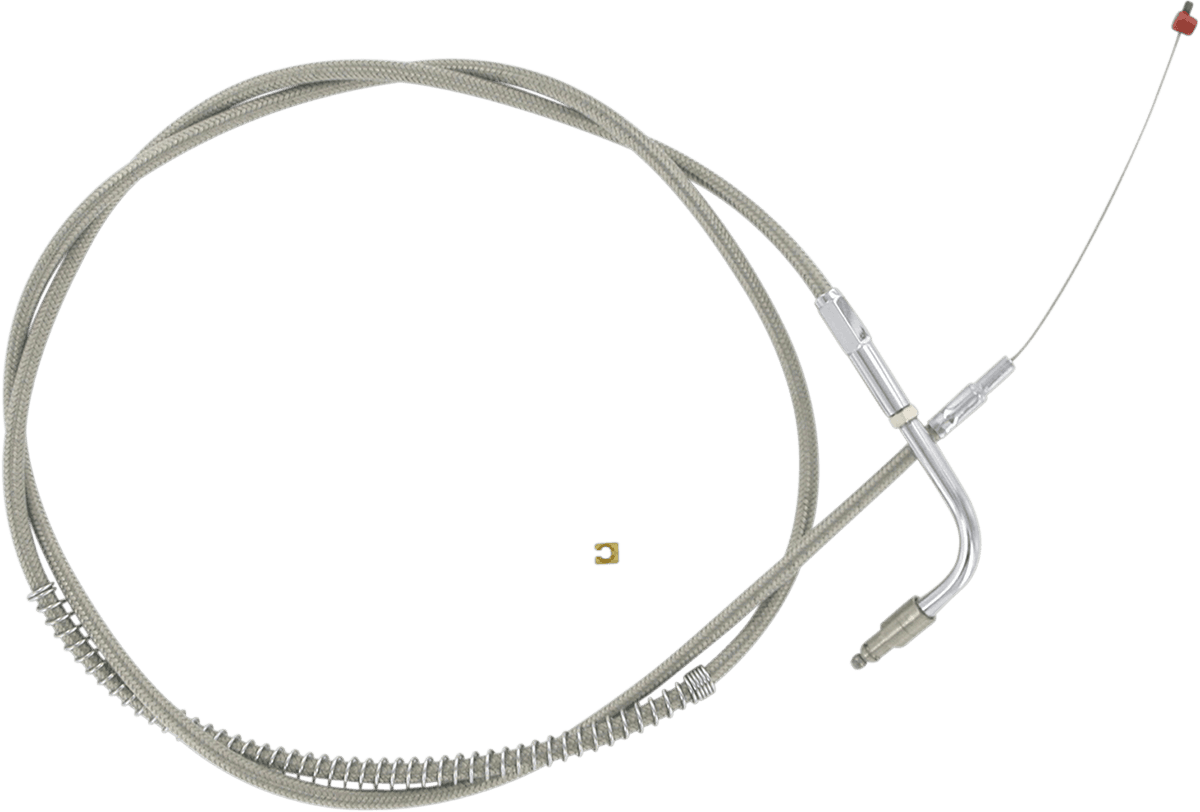 BARNETT DS-223960 Stainless Steel Throttle Cable - +6" - '96-'01 Touring