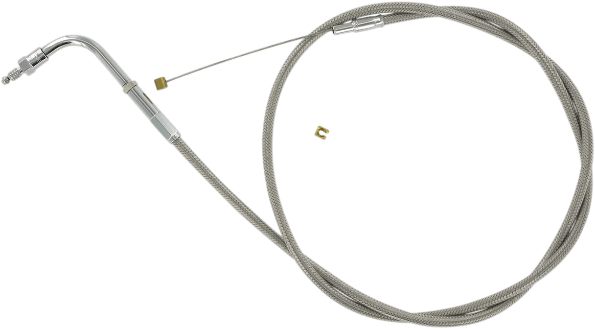 BARNETT DS-223984 Stainless Steel Throttle Cable - '76-'80