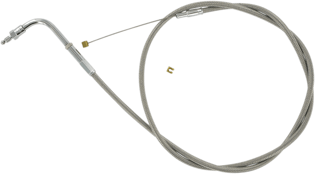 BARNETT DS-223984 Stainless Steel Throttle Cable - '76-'80