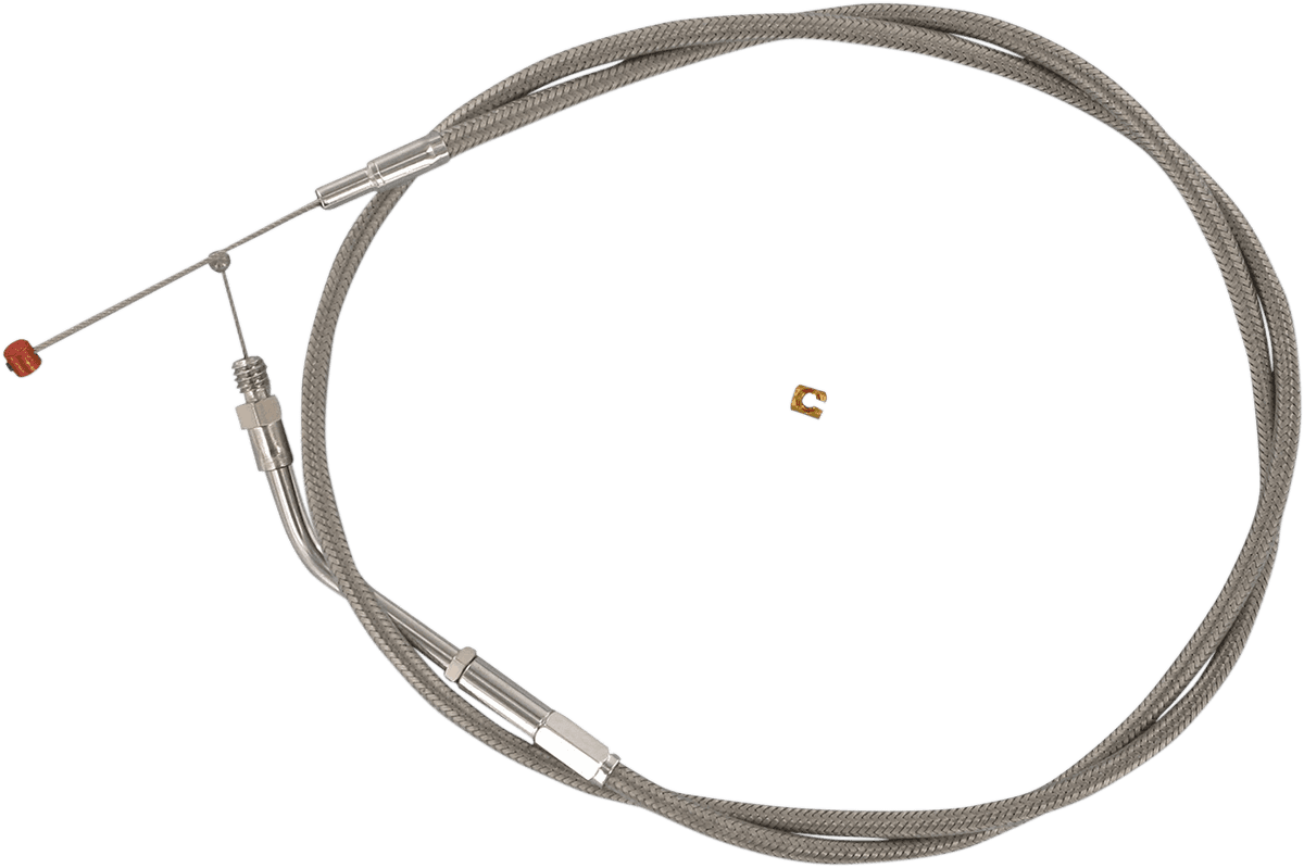 BARNETT DS-223988 Stainless Steel Throttle Cable - +6" - '81-'89