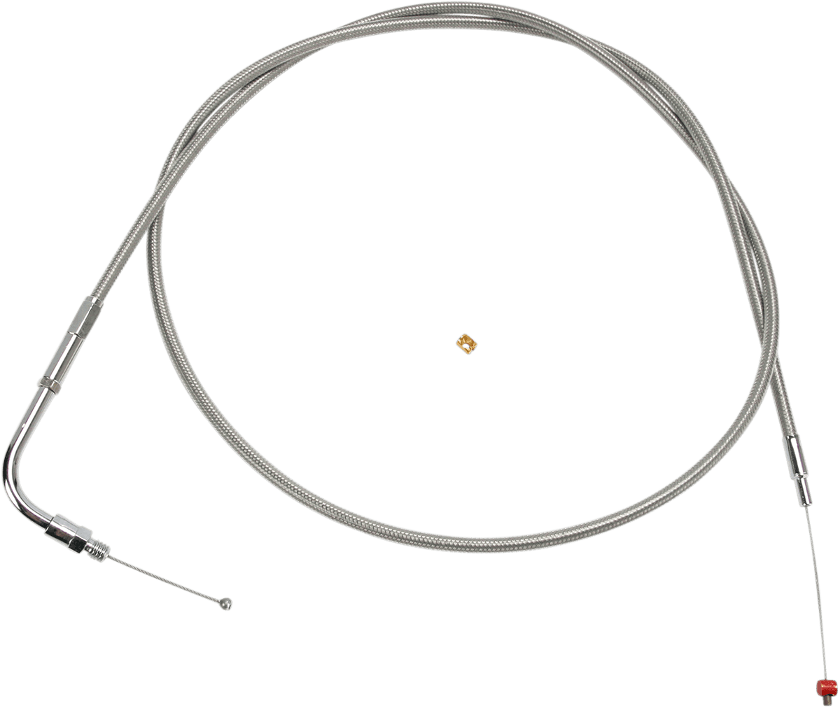 BARNETT DS-223992 Stainless Steel Throttle Cable - +6" - '90-'95 Touring