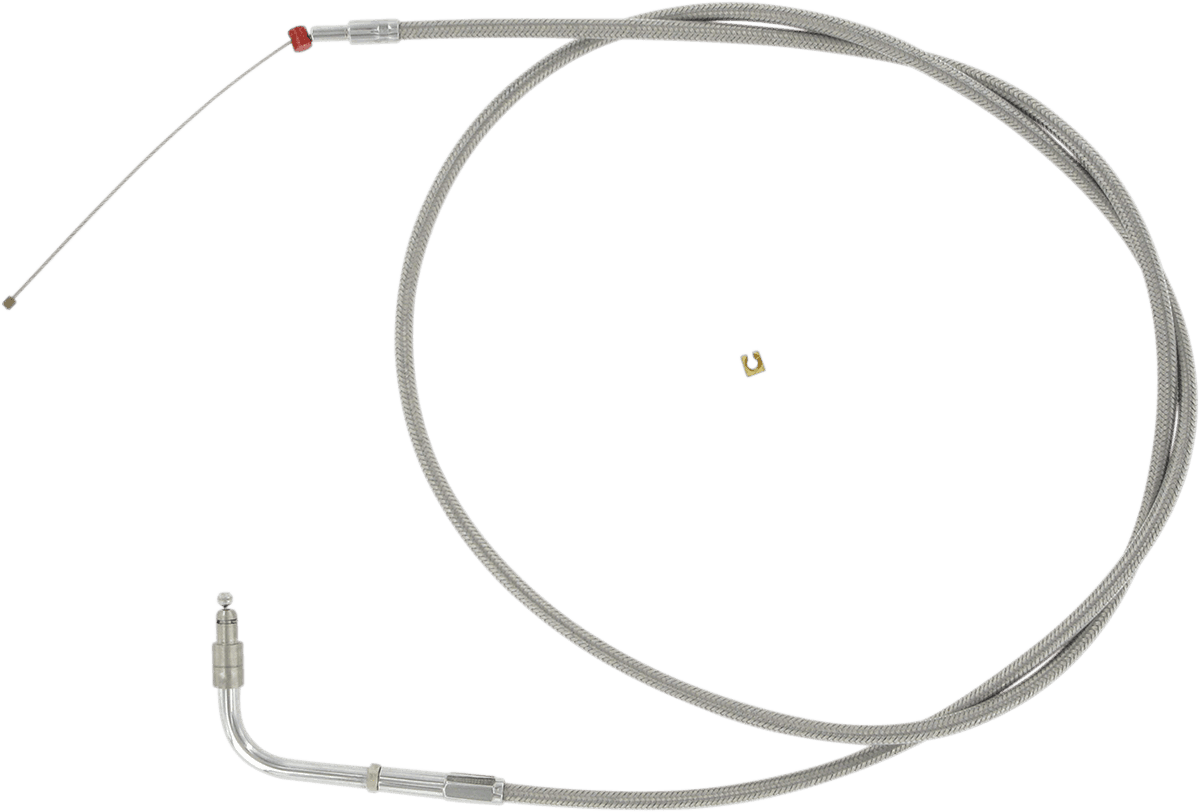 BARNETT DS-223994 Stainless Steel Throttle Cable - +6" - '96-'07 Touring