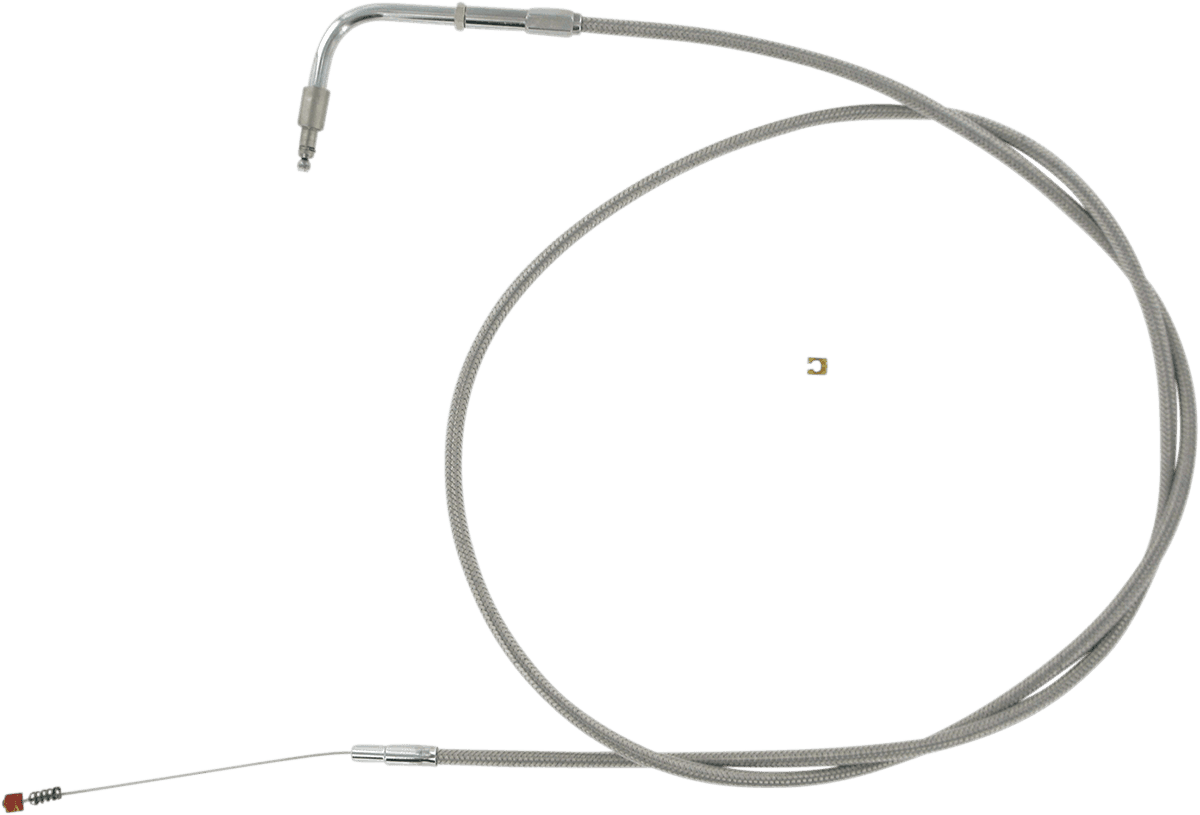 BARNETT DS-224000 Stainless Steel Idle Cable - +6" - '96-'01 Touring