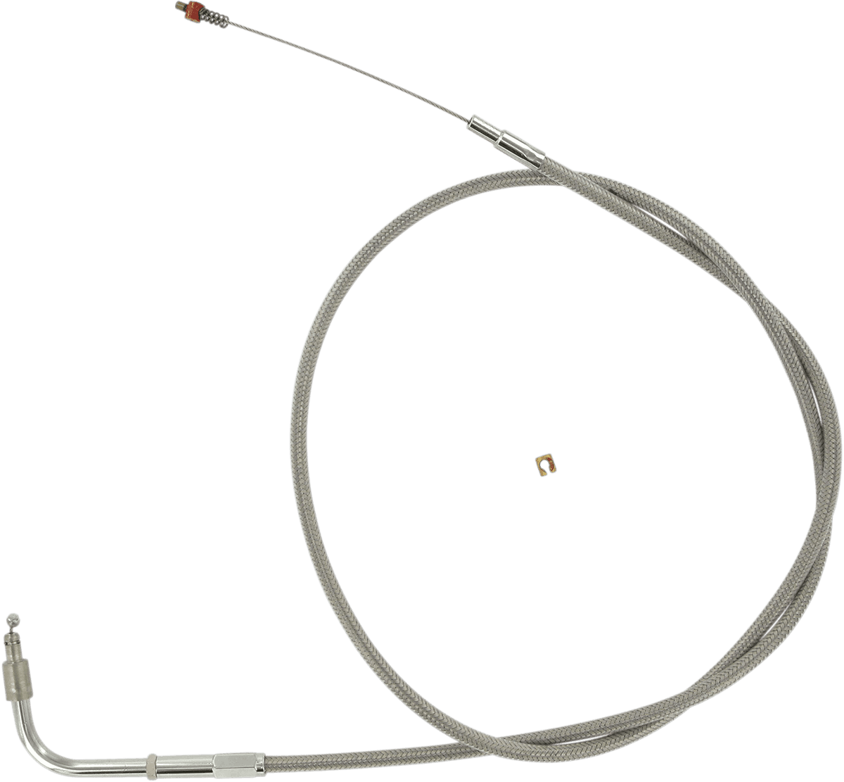 BARNETT DS-224010 Stainless Steel Idle Cable - +6" - Dyna/FXR/Softail