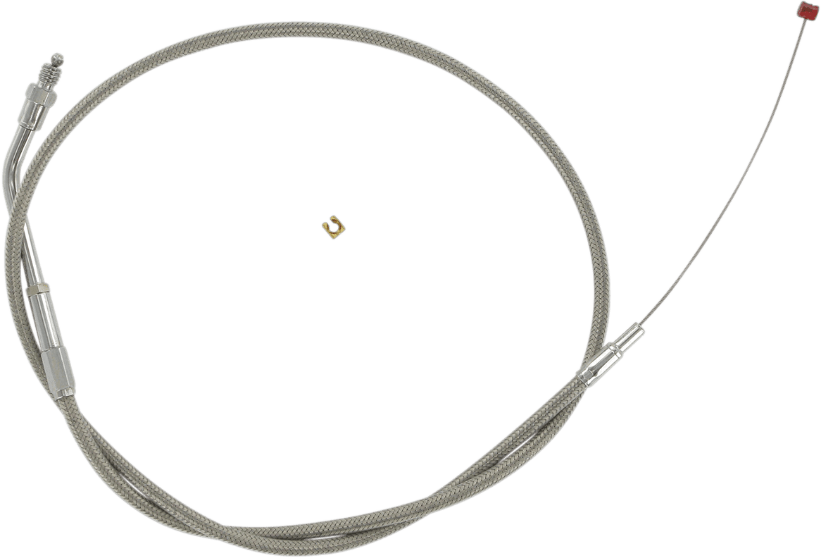 BARNETT DS-224033 Stainless Steel Throttle Cable - '88-'95 Sportster