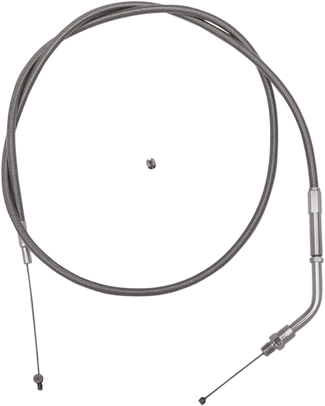 BARNETT DS-224034 Stainless Steel Throttle Cable - +6" - '88-'95 Sportster