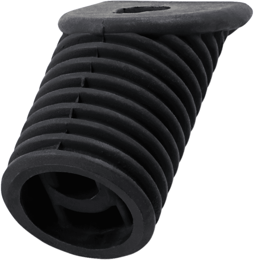 DRAG SPECIALTIES DS-241061 Rubber Driver Foot Peg - FXR