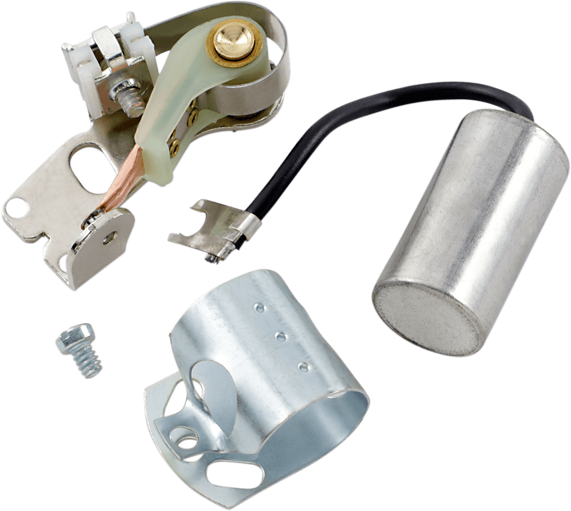 DRAG SPECIALTIES DS-242026 Points and Condenser Tune-Up Kit - '70-E'78 Big Twin/'71-E'78 Sportster