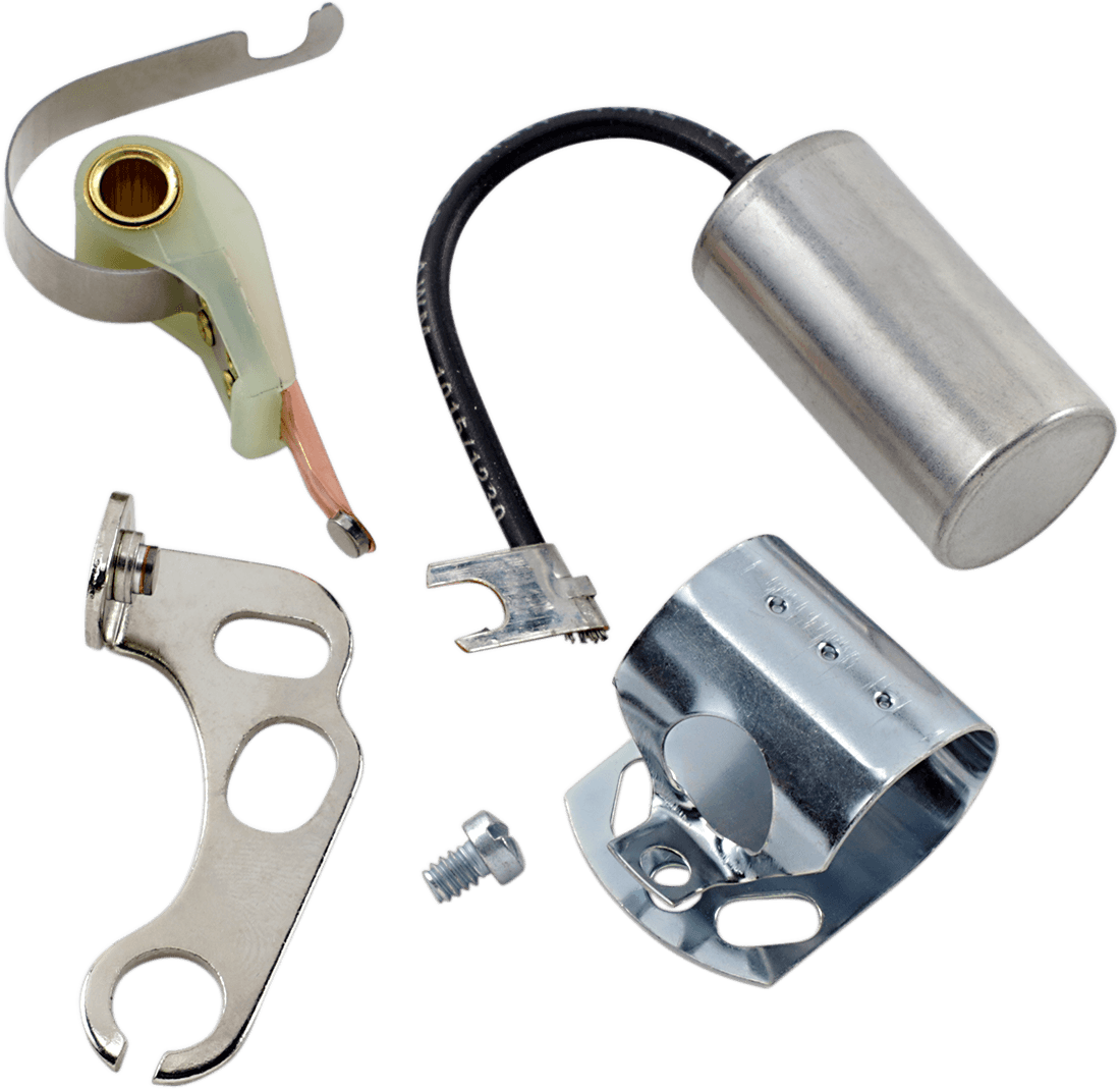DRAG SPECIALTIES DS-242027 Points and Condenser Tune-Up Kit - '48-'69 Big Twin/'57-'70 Sportster