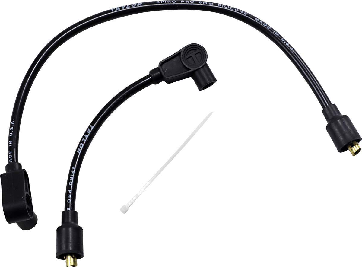 SUMAX DS-242132 Spark Plug Wire - 8 mm - Black - '65-'99 Harley-Davidson®