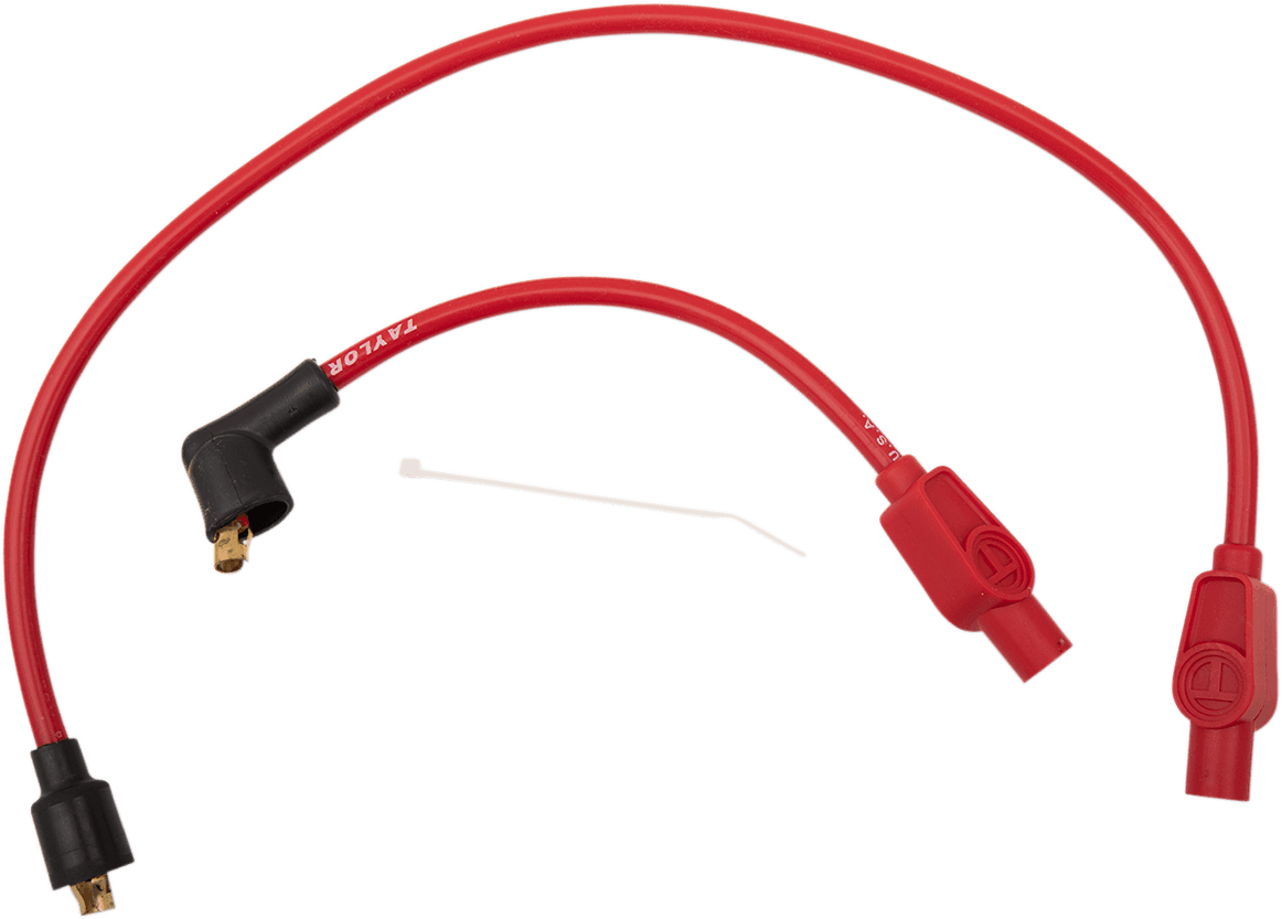 SUMAX DS-242157 Spark Plug Wire - 8 mm - Red - FLH/FLT/XL
