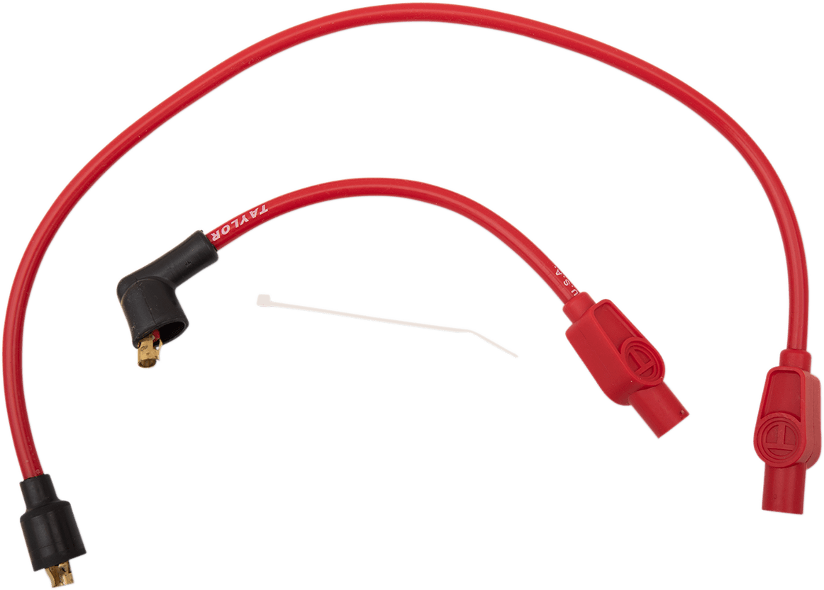 SUMAX DS-242157 Spark Plug Wire - 8 mm - Red - FLT/XL