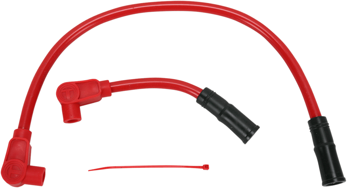 SUMAX DS-242174 Spark Plug Wire - 10.4 mm - Red - Harley Davidson
