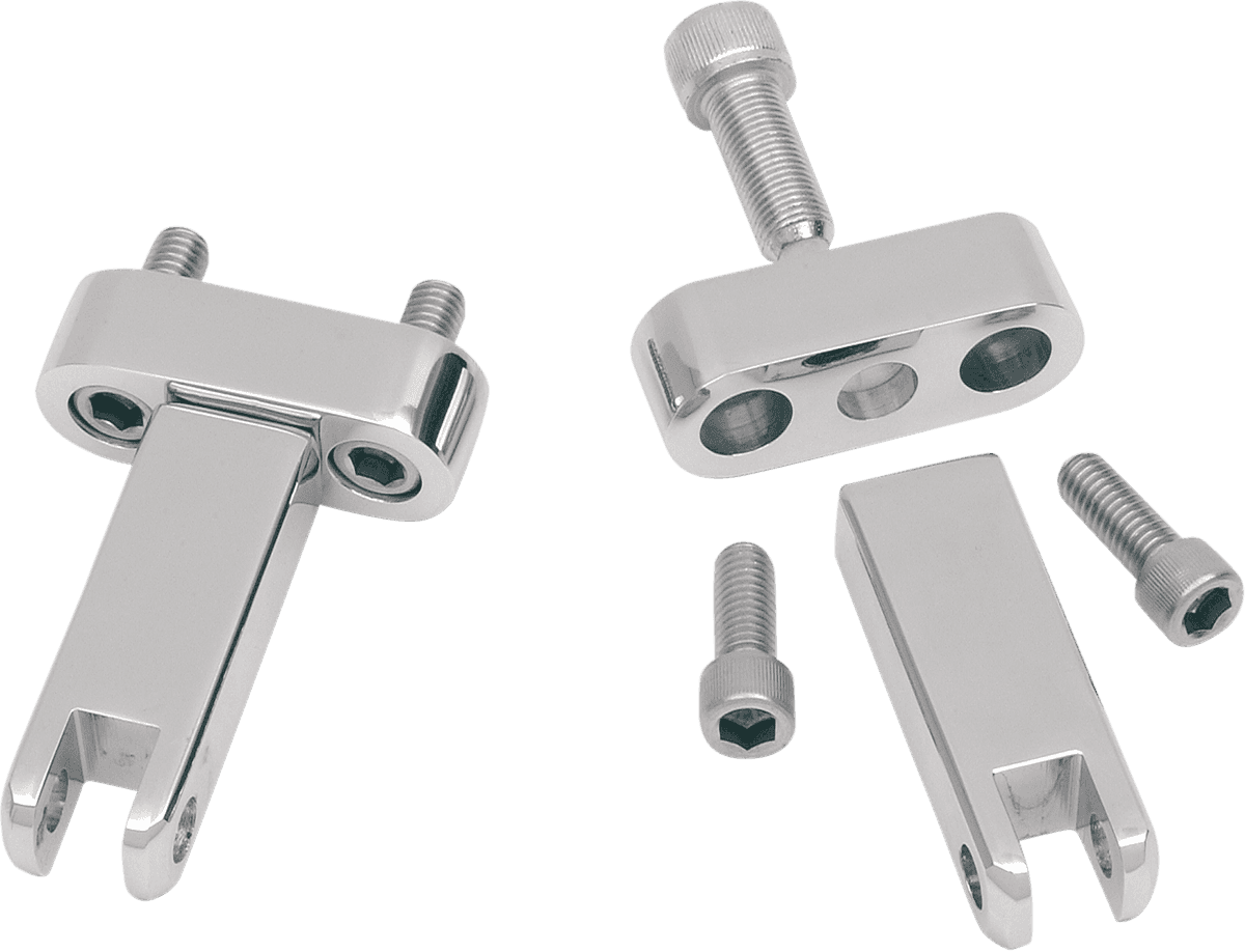 DRAG SPECIALTIES DS-243659 Passenger Peg Mounts - Chrome - FLH/FLT