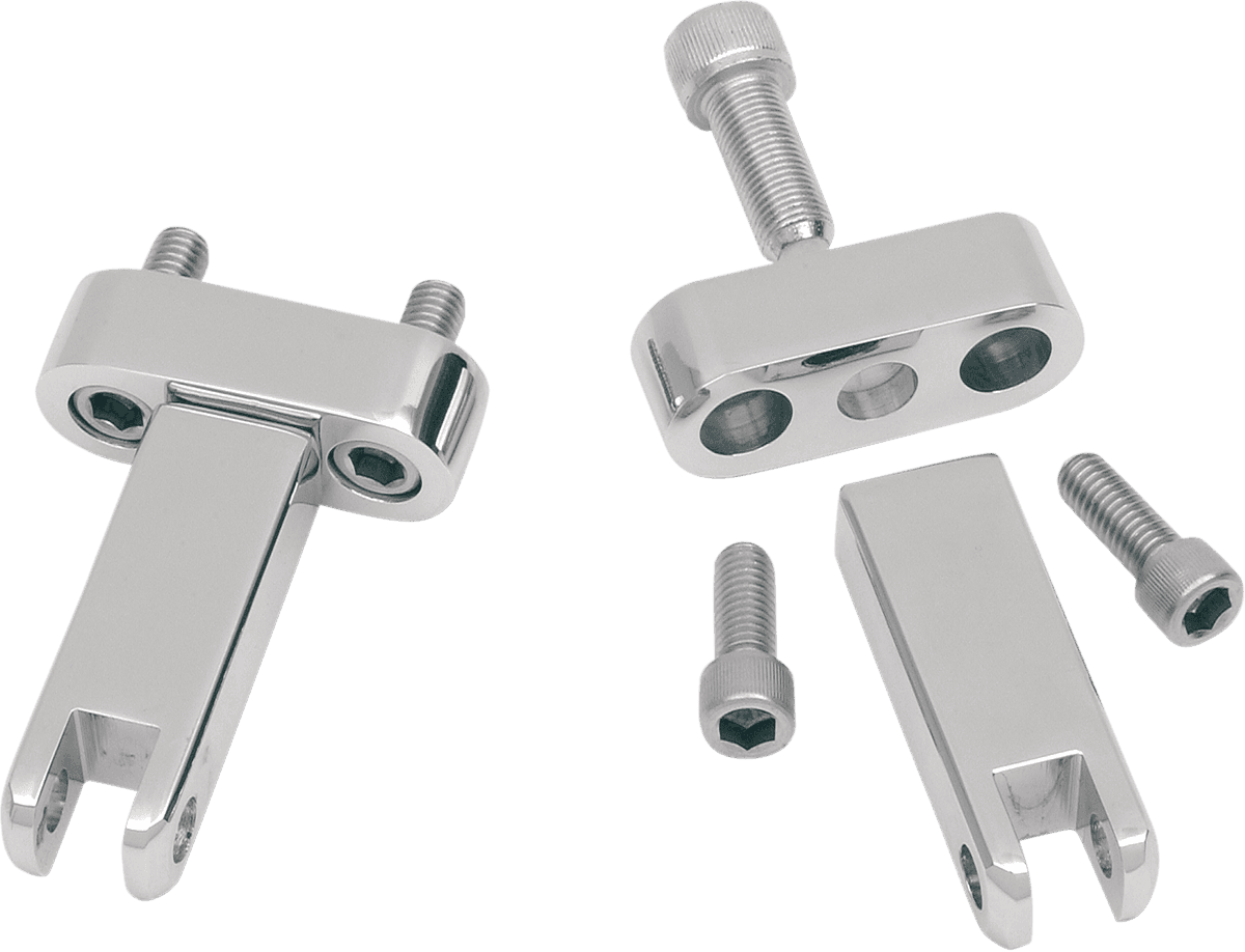 DRAG SPECIALTIES DS-243659 Passenger Peg Mounts - Chrome - FLH/FLT