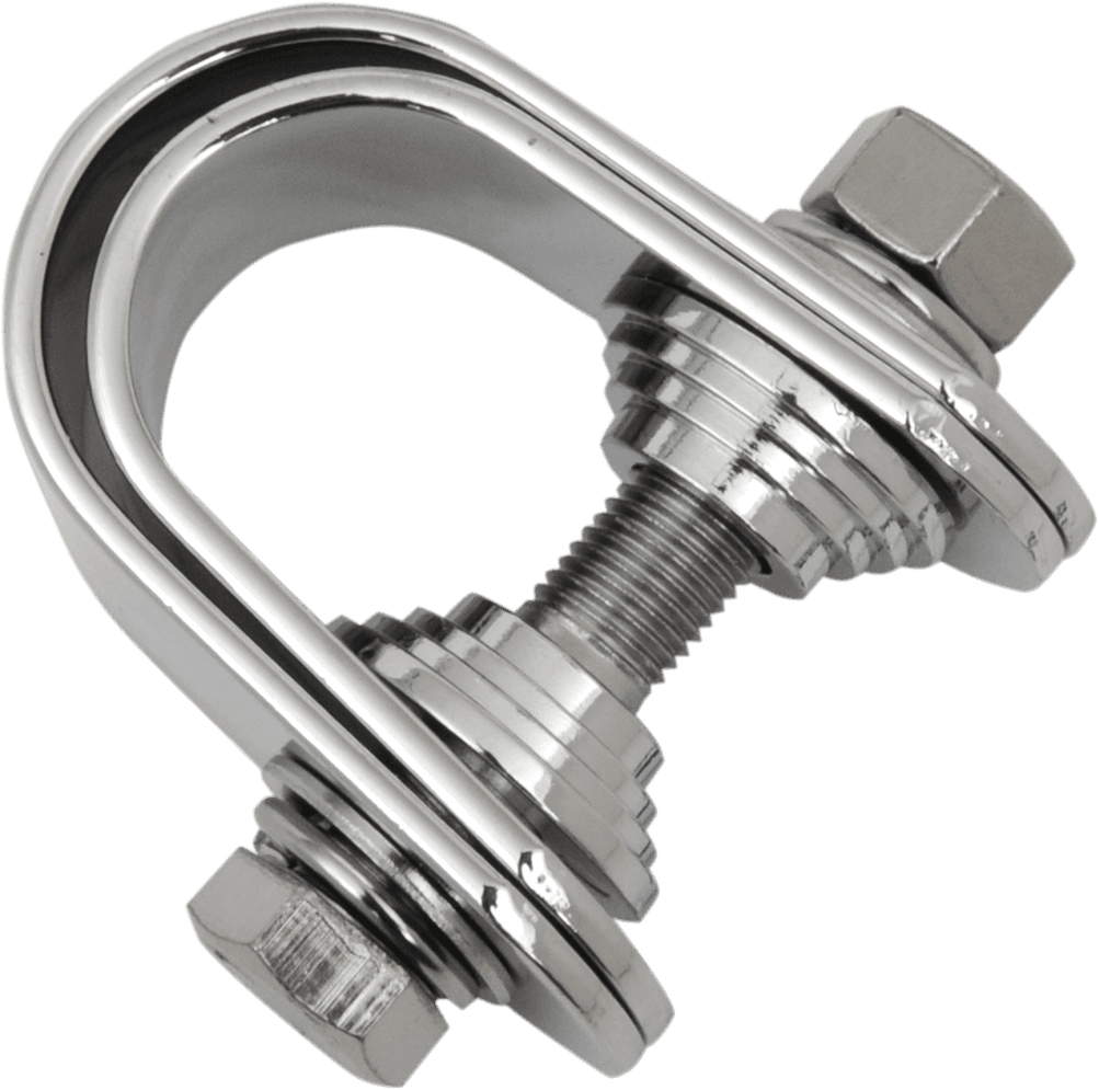 DRAG SPECIALTIES DS-243803 Mini Speedometer/Tachometer Clamp - For 1"/1.25" Tube - Chrome