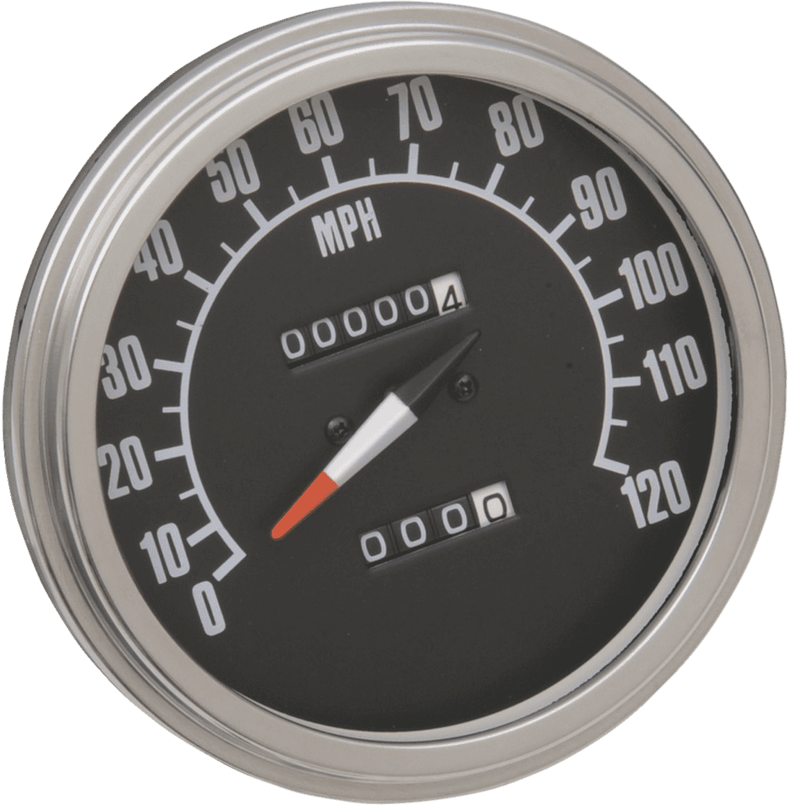 DRAG SPECIALTIES DS-243886 FL-'68-'84 Style 2240:60 Speedometer - Black Face