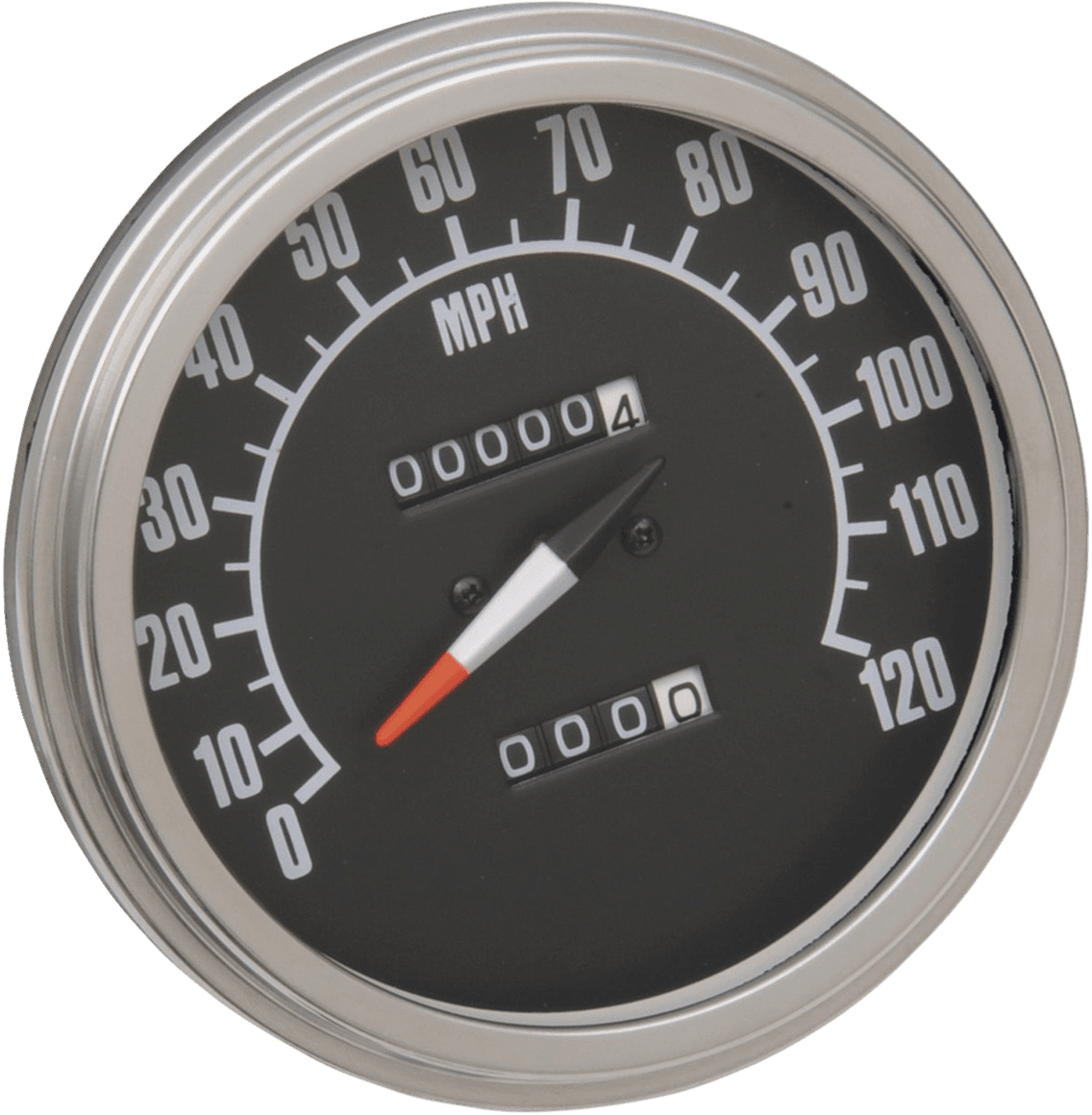 DRAG SPECIALTIES DS-243886 FL-'68-'84 Style 2240:60 Speedometer - Black Face
