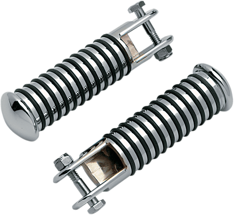 DRAG SPECIALTIES DS-253330 Foot Pegs - Round - Ribbed