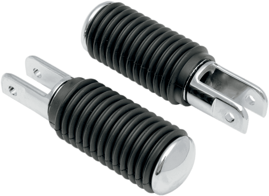 DRAG SPECIALTIES DS-253405 5/8 Mount Pegs - Rubber - Chrome End
