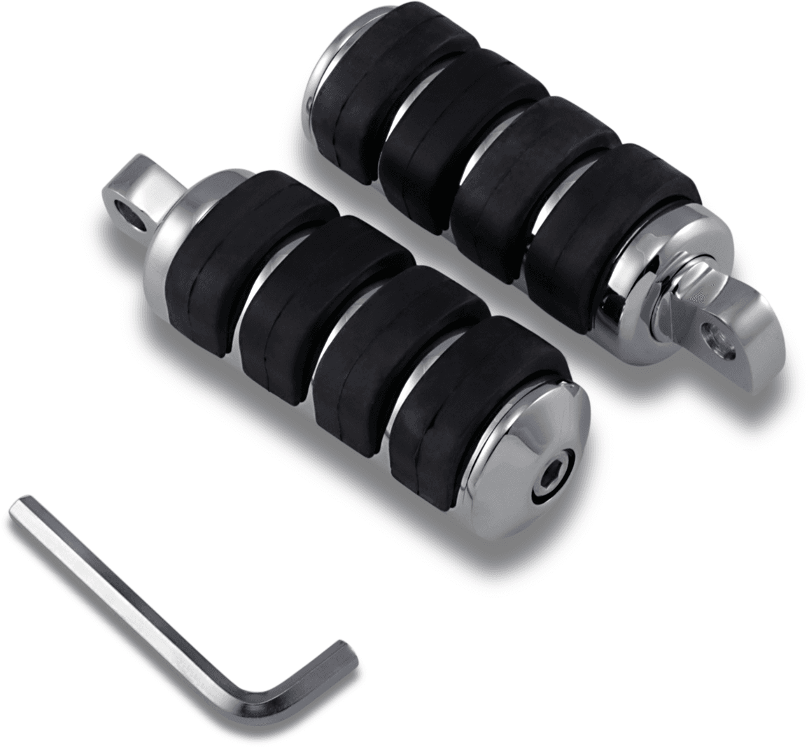 DRAG SPECIALTIES DS-253500 Large Foot Pegs - Passenger - Male