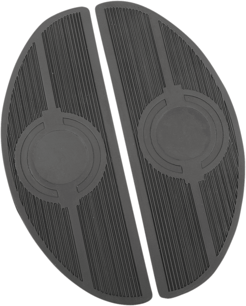 DRAG SPECIALTIES DS-254401 Replacement Floorboard Rubber - Half-Moon