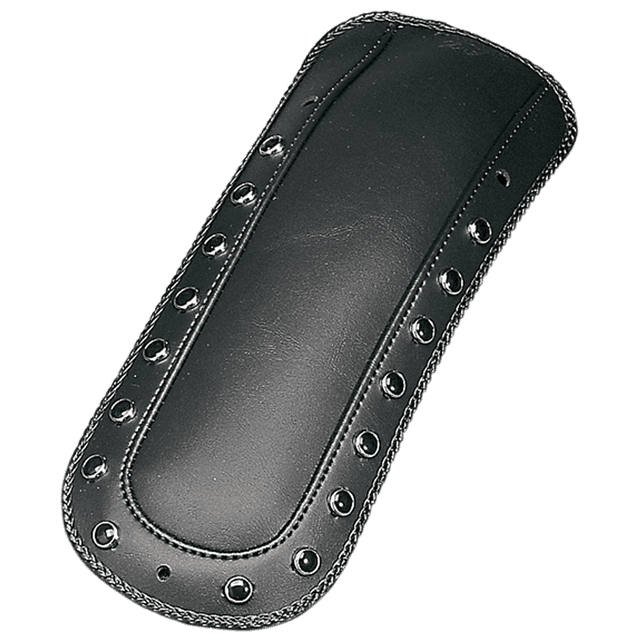 MUSTANG DS-265503 Fender Bib - Smooth Black Pearl-Centered Studded - Black - HD Touring '97-'21 — image 2 of 2