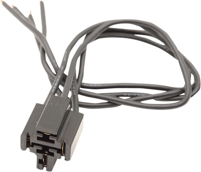 DRAG SPECIALTIES DS272095 Relay Socket Assembly - Black Wires