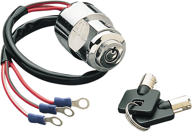 DRAG SPECIALTIES DS-272112 Ignition with Key - Round - F/FXR/XL