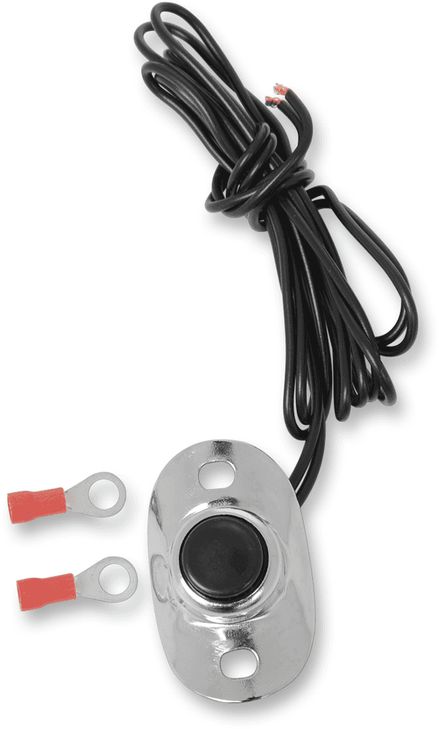 DRAG SPECIALTIES DS-272136 Starter/Horn Push-Button - Chrome