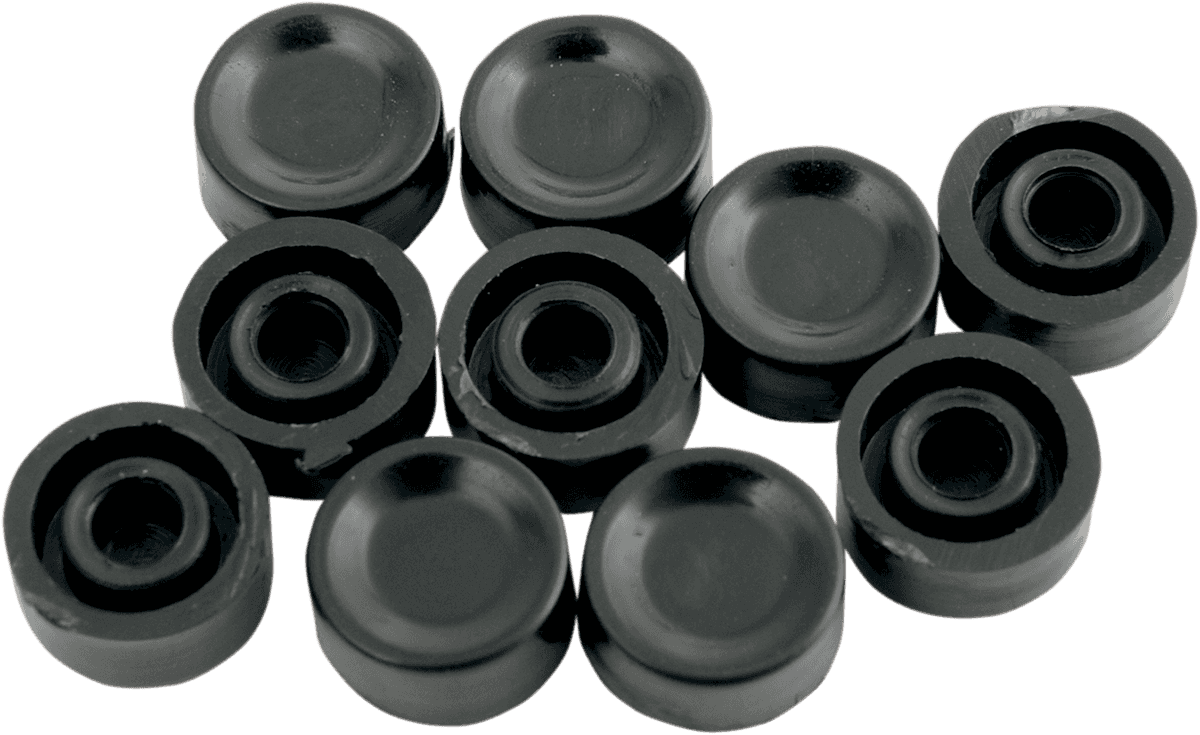 DRAG SPECIALTIES DS-272141 Handlebar Switch Button Caps - Horn/Start - Short - Black