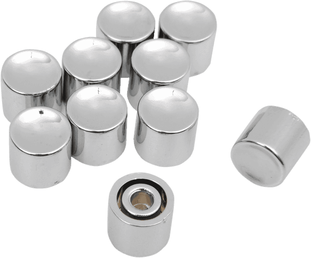 DRAG SPECIALTIES DS-272155 Handlebar Switch Button Caps - Turn Signal - Long - Chrome