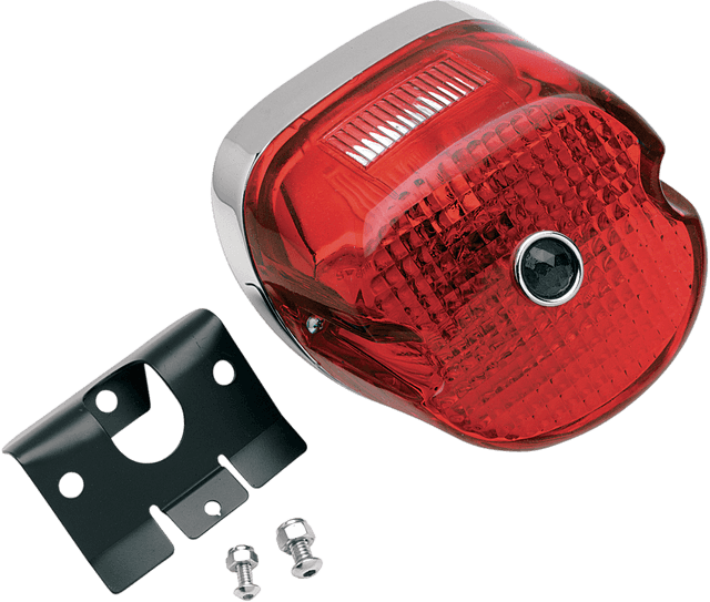 DRAG SPECIALTIES DS-272199 Taillight - Laydown/Blue Dot - Harley Davidson