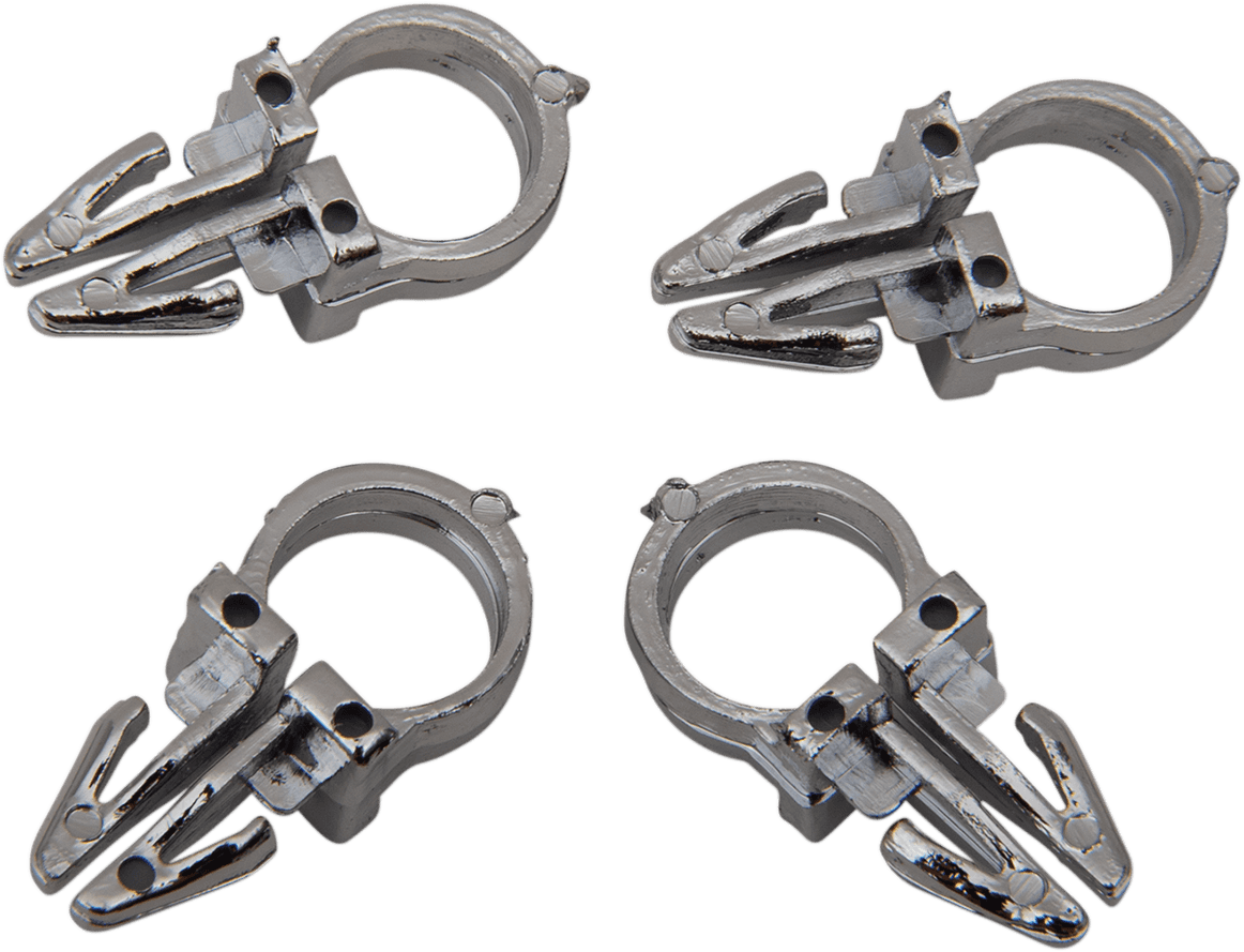 DRAG SPECIALTIES DS-272333 Handlebar Wiring Clips- 3/8"
