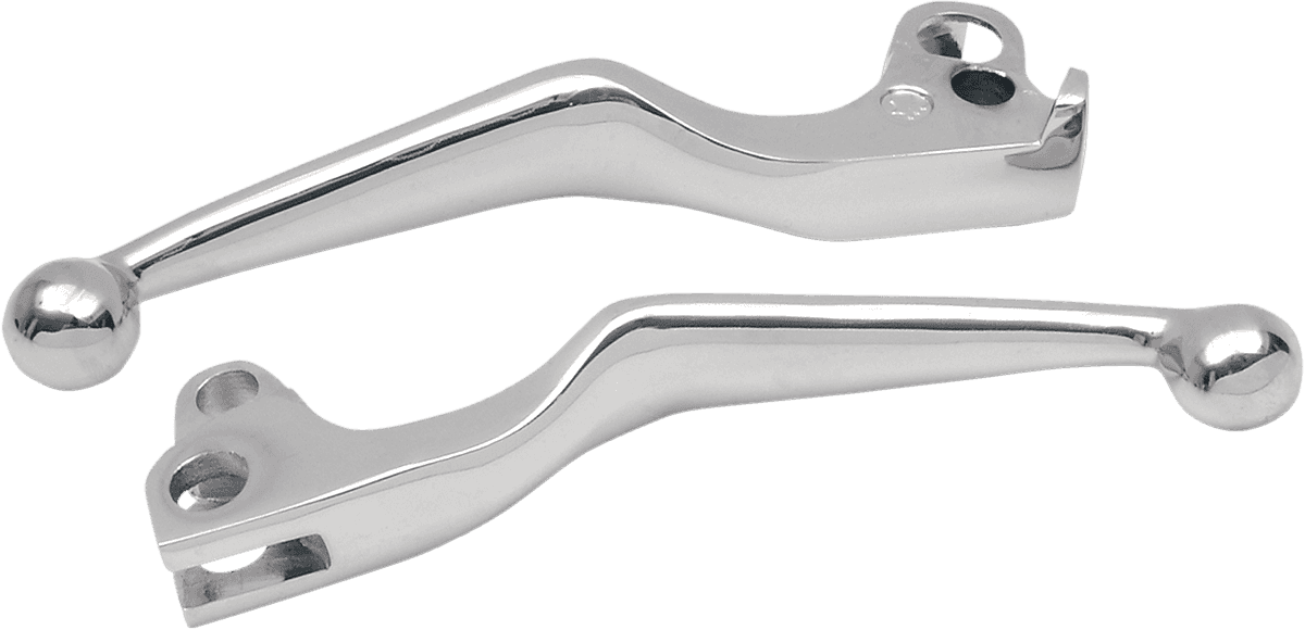 DRAG SPECIALTIES DS-273139 Wide Blade Lever Set - Chrome