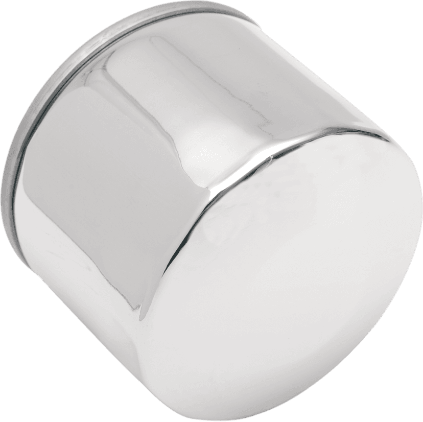 DRAG SPECIALTIES DS-275125 Magnetic Ring Oil Filter - Chrome - 2-1/4"