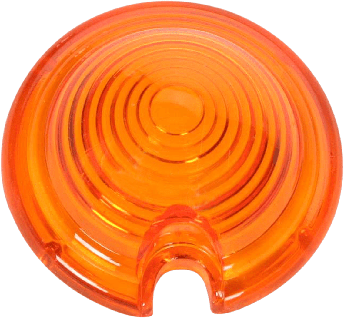 DRAG SPECIALTIES DS-280060 Replacement Amber Lens for Bullet Light