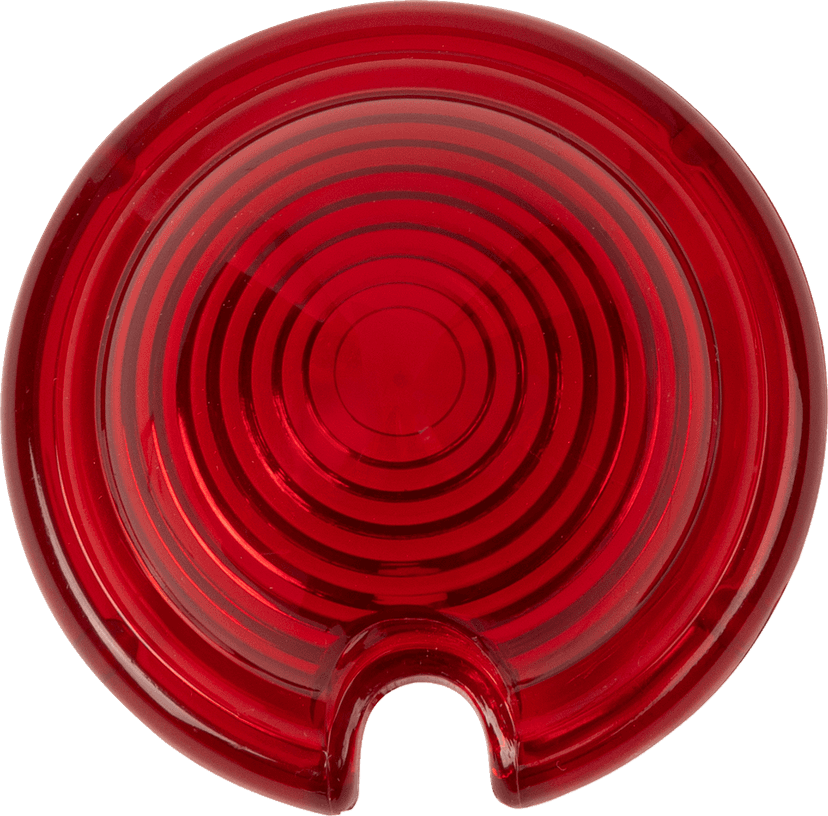DRAG SPECIALTIES DS-280061 Replacement Red Lens for Bullet Light