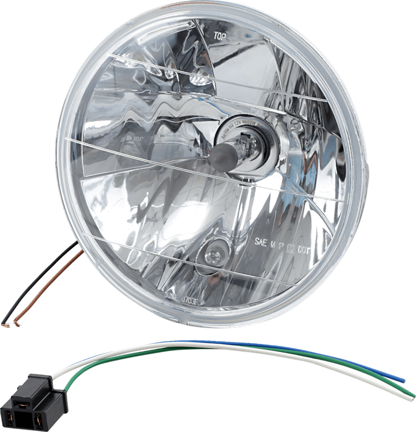 DRAG SPECIALTIES DS280189 7" Headlight with Running Light