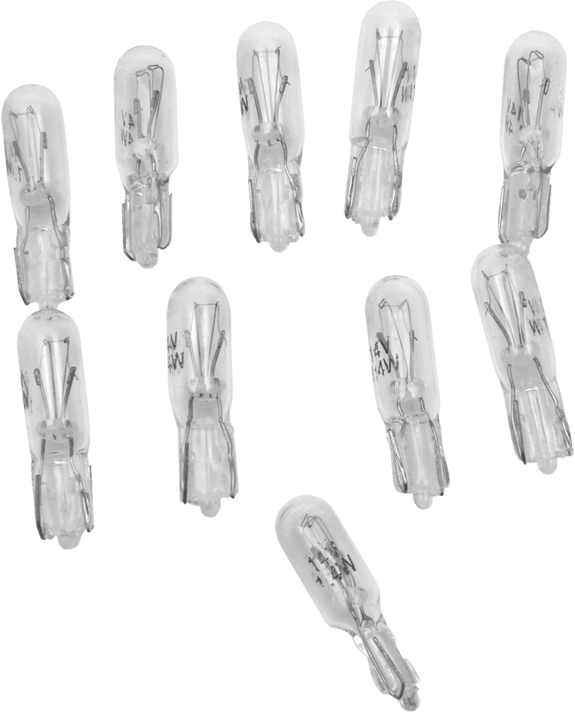 DRAG SPECIALTIES DS-282096PK Replacement Bulb for Metal Push in Socket
