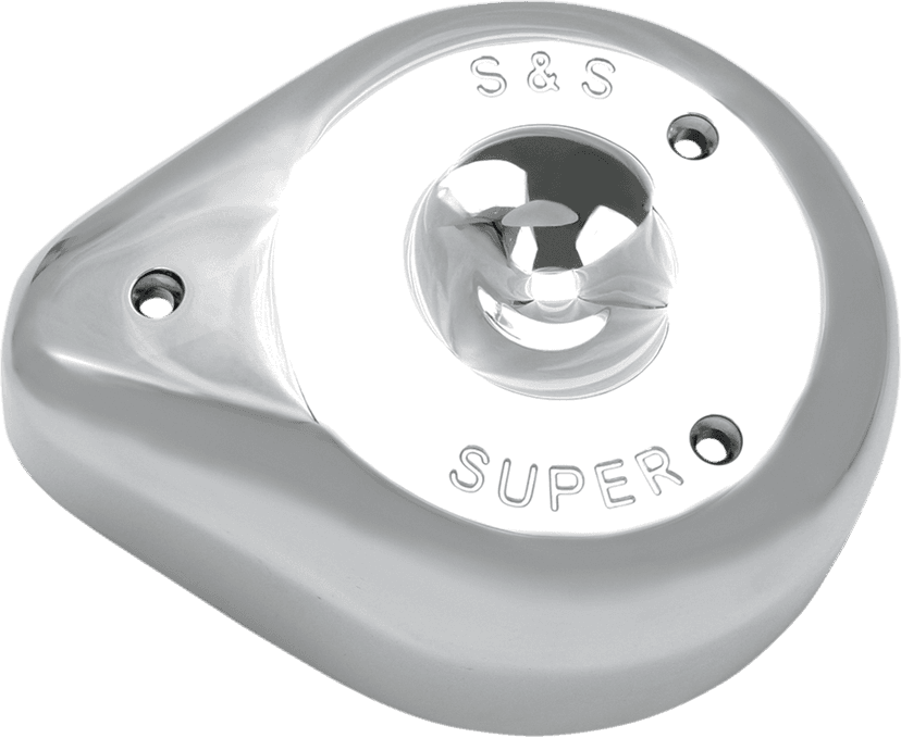 S&S CYCLE DS-289137 Teardrop Air Cleaner Kit - Chrome — image 1 of 2